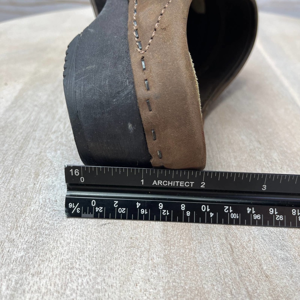 Naot Women's Size 37 EU 6.5 US Dark Brown Black Wedge Slip On Clog Casual Shoe - Picture 10 of 15